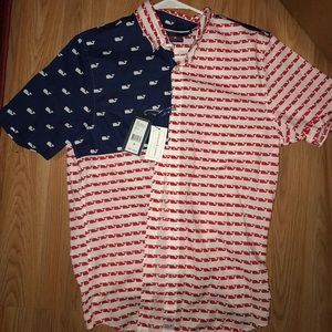 Vineyard Vines Button Up Short Sleeve